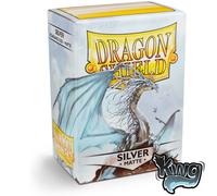 Dragon Shield Sleeves Matte Silver (100)