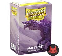 Dragon Shield | Standard Size Matte Card Sleeves | 100 CT - Smooth & Tough TCG Sleeves - Compatible with Pokemon, Flesh & Blood, One Piece & Magic The Gathering | Amethyst