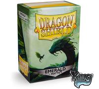 Dragon Shield | Standard Size Card Matte Sleeves | 100 CT - Smooth & Tough Premium TCG Sleeves | Compatible with Pokemon, Flesh & Blood, One Piece & Magic The Gathering | Emerald