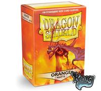 Arcane Tinmen ApS ART11013 Dragon Shield Sleeves Matte Orange Card Game