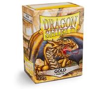 Dragon Shield - Matte Standard Size Sleeves 100pk - Gold
