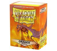 Dragon Shield Orange Matte Card Sleeves 100ct TCG Protector