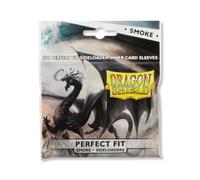 Dragon Shield Perfect Fit Sideloader Inner Card Sleeves Standard Size (100 CT) - PVC-Free Polypropylene Double-Sleeve Protection Compatible with Pokemon, One Piece & Magic The Gathering - Smoke