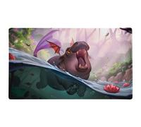 Dragon Shield Playmat - Standard Size TCG Play Mat with Stitched Edges & Non-Slip Rubber Backing - Includes Hose for Transport & Protection | Ghost Animals - The Schnortle
