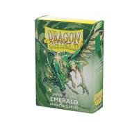Dragon Shield - Sleeves: Dragon Shield Matte Japanese Emerald 60 CT - Japanese Size Card Sleeves - Yu-Gi-Oh! Card Sleeves Smooth & Tough - Compatible with Yu-Gi-Oh!