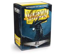 Dragon Shield Standard Card Sleeves - Matte Jet (100 Sleeves) - MTG Pokemon
