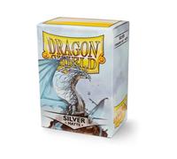 Dragon Shield Standard Matte Silver Sleeves (100) - MTG Pokémon
