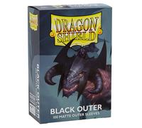 Dragon Shield Standard Outer Sleeves - Matte Black (100 Sleeves)