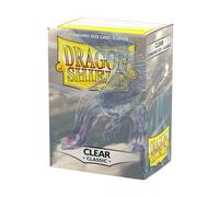 Dragon Shield | Standard Size Card Classic Sleeves | 100 CT - Smooth & Tough Premium TCG Sleeves - Compatible with Pokemon, Flesh & Blood, One Piece & Magic the Gathering | Clear