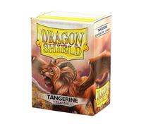 Dragon Shield | Standard Size Card Classic Sleeves | 100 CT - Smooth & Tough Premium TCG Sleeves - Compatible with Pokemon, Flesh & Blood, One Piece & Magic The Gathering | Tangerine