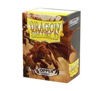Dragon Shield | Standard Size Card Classic Sleeves | 100 CT - Smooth & Tough Premium TCG Sleeves - Compatible with Pokemon, Flesh & Blood, One Piece & Magic The Gathering | Copper