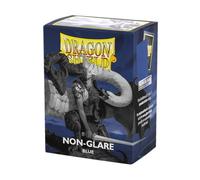 Dragon Shield | Standard Size Card Matte Sleeves | 100 CT - Non Glare Smooth & Tough Premium TCG Sleeves | Compatible with Pokemon, Flesh & Blood, One Piece & Magic the Gathering | Blue