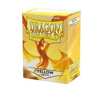 Dragon Shield | Standard Size Card Matte Sleeves | 100 CT - Smooth & Tough Premium TCG Sleeves | Compatible with Pokemon, Flesh & Blood, One Piece & Magic the Gathering | Yellow