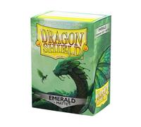 Dragon Shield 100 Count Standard Size Matte Deck Protector Sleeves (Matte Emerald)