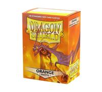 Dragon Shield | Standard Size Card Matte Sleeves | 100 CT - Smooth & Tough Premium TCG Sleeves | Compatible with Pokemon, Flesh & Blood, One Piece & Magic the Gathering | Orange