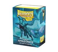 Dragon Shield | Standard Size Matte Card Sleeves | 100 CT - Smooth & Tough TCG Sleeves - Compatible with Pokemon, Flesh & Blood, One Piece & Magic The Gathering | Amazonite