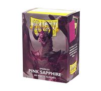 Dragon Shield | Standard Size Matte Card Sleeves | 100 CT - Smooth & Tough TCG Sleeves - Compatible with Pokemon, Flesh & Blood, One Piece & Magic The Gathering | Pink Sapphire