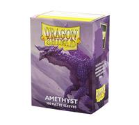 Dragon Shield | Standard Size Matte Card Sleeves | 100 CT - Smooth & Tough TCG Sleeves - Compatible with Pokemon, Flesh & Blood, One Piece & Magic The Gathering | Amethyst
