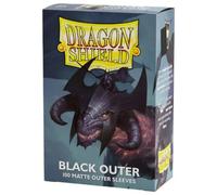 Dragon Shield Standard Outer Sleeves - Matte Black (100 Sleeves)