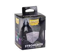 Dragon Shield Strongbox Deck Box Clear, Holds 100+ Double Sleeved Cards, Acrylic TCG Storage Case, Vacuum Seal Closure, Stackable, Display Lid, 83.5 x 106 x 75.5 mm