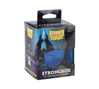 Dragon Shield Strongbox Deck Box Clear Blue, Holds 100+ Double Sleeved Cards, Acrylic TCG Storage Case, Vacuum Seal Closure, Stackable, Display Lid, 83.5 x 106 x 75.5 mm