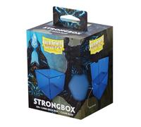 Dragon Shield Strongbox Deck Box Clear Blue, Holds 100+ Double Sleeved Cards, Acrylic TCG Storage Case, Vacuum Seal Closure, Stackable, Display Lid, 83.5 x 106 x 75.5 mm