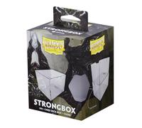 Dragon Shield Strongbox Deck Box Clear, Holds 100+ Double Sleeved Cards, Acrylic TCG Storage Case, Vacuum Seal Closure, Stackable, Display Lid, 83.5 x 106 x 75.5 mm