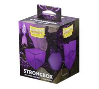Dragon Shield Strongbox Deck Box Clear Purple, Holds 100+ Double Sleeved Cards, Acrylic TCG Storage Case, Vacuum Seal Closure, Stackable, Display Lid, 83.5 x 106 x 75.5 mm