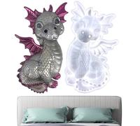 Dragon Silicone Mold, Dragon Animal Silicone Molds, Silicone Moulds for Resin, Flying Dragon Epoxy Resin Mold, Silicone Dragon Mold, Dragon Figure Silicone Moulds for Making Soap, Clay, Chocolate