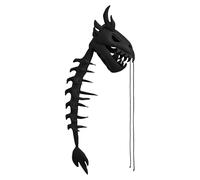 Dragon Skeleton Costume for Kids - 80cm Realistic Skeleton Suit with Spiked Back | Soft Plush 3D Dinosaur Bone Outfit - Dragon Cosplay Fancy Dress | Role-Playing Party Halloween Christmas - 80CM