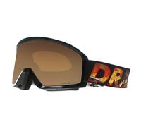 Dragon DX3 Plus OTG 400 Klash Lumalens Silver Ionized & Rose Ski Goggles in Black Dragon Black