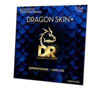 DRAGON SKIN+ - Coated 80/20 Acoustic Guitar Strings - DA8-12 - Superior Sound with Comfortable Feel & Long Life: Light 12-54