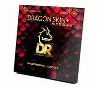 DRAGON SKIN+ - Coated Stainless Steel Bass Strings - DBSM6-30 - Superior Sound with Comfortable Feel & Long Life: 6 String Multi-Scale Medium 30-125