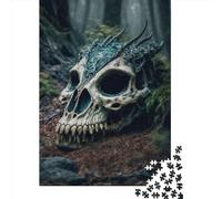 Dragon Skull Puzzles for Adults 1000 Piece Puzzle for Teenager Age 12 Years Up Christmas Eve Gifts 1000pcs (75x50cm)