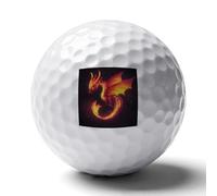 Dragon Soaring Fire Professional Standard Golf Balls Performance Ball Gift for Boyfriend Husband Father