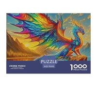 Dragon Sophisticated Jigsaw Puzzle Built for Mindful Entertainment, Combining Fantasy with Restrained UK Visual Elegance And Smooth Assembly Flow 70x50cm/1000pcs
