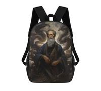 Dragon Sorcerer Portrait Backpack, 3D Printed School Bag, School Lunch Bag, Travel Backpack, Friends Backpack, School Backpack for Girls And Boys 17inch