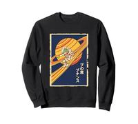 Dragon Space Saturn Ring Surfer Astronaut Japanese Sweatshirt