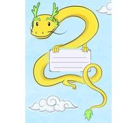 Dragon Squared Notebook A5 - 32 Pages 5x5 mm Grid: 32 Pages | Lightweight School Exercise Book | 5 mm Squares | Math and Science Notebook