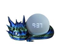 Dragon Stand For Ec-ho Dot 4th/5th Gen, Desktop Stand Base Mount with Light Guide, Lying Baby Dragon Holder For Ec-ho Dot Accessories, Printed Smart Speaker Base Holder Desktop Decoration