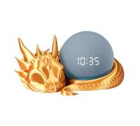 Dragon Stand For Echo Dot 4th/5th Gen, 3D Printed Dragon Shaped Smart Speaker Base Mount Holder, Speaker Holder Base Accessories Ornament, Dragon Statue Desktop Table Stand Holder Decoration