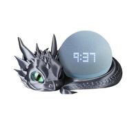 Dragon Stand For Echo Dot 4th/5th Gen | Printed Lying Baby Dragon Holder For Echo Dot Accessories | Dragon Shaped Smart Speaker Base Holder | Dragon Statue Desktop Decoration For Kids Adults