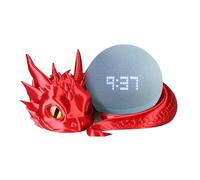 Dragon Stand for Echos Dot 4th/5th Gen, Printed Dragon Smart Speaker Holder, Wireless Speaker Devices Support Base, Creative Dragon Statue Desktop Decoration, for Echos Dot Accessories