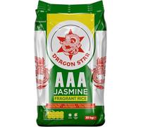 Dragon Star AAA Jasmine Fragrant Rice 20 kg | PACK OF 1 | Vegan and Gluten Free | Premium Rice | White Rice | Ideal for Asian & Afro Carribean Cuisine.