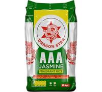 Dragon Star AAA Jasmine Fragrant Rice 20 kg | PACK OF 1 | Vegan and Gluten Free | Premium | White Rice | Ideal for Asian & Afro Carribean Cuisine.