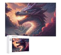 Dragon Storms Over The Sea Hobby Jigsaw Puzzle for Adults, 1000 PCS, Screen-free Entertainment for Adults And Families, for Quiet Evenings