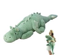 Dragon Stuffed Animal, 43 Inch Cute Cartoon Dragon Plush with Wing, Soft Comfortable Giant Stuffed Animal for Kids Boys Girls Bedroom Decoration, Green, Toys