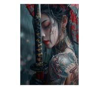Dragon Sword Tattoo 1000pcs Mini Puzzle For Adults Challenging