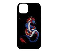 Dragon Symbol/Chinese Mythical Calligraphy Tai Chi Design Case for iPhone 14 Plus