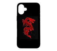 Dragon Symbol/Chinese Mythical Calligraphy Tai Chi Design Case for iPhone 16 Plus